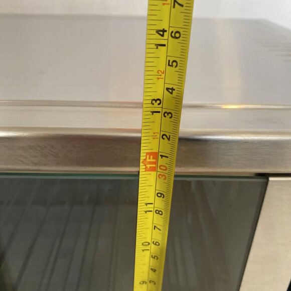 Oster Extra Large Single Pull French Door Silver Turbo Convection Toaster Oven - Picture 8 of 9